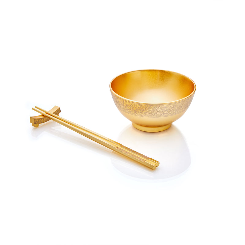 青濤花海 ”金“ 碗筷  - The Mare “Gold” Bowl Set - GINYU 今鈺
