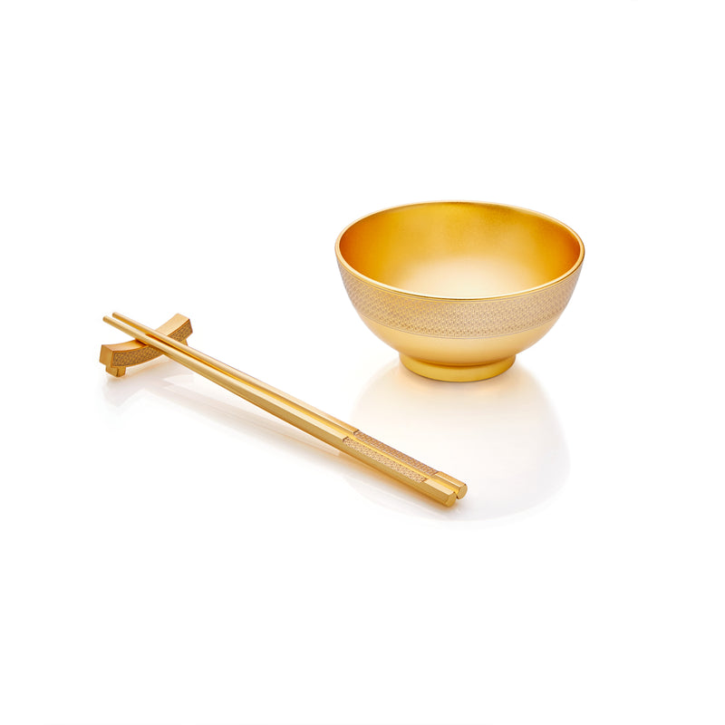 一脈相承 ”金“ 碗筷  - The Legacy“Gold” Bowl Set - GINYU 今鈺