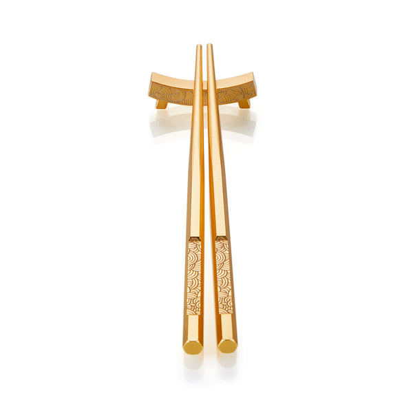 青濤花海 ”金“ 筷  - The Mare “Gold” Chopsticks Set - GINYU 今鈺